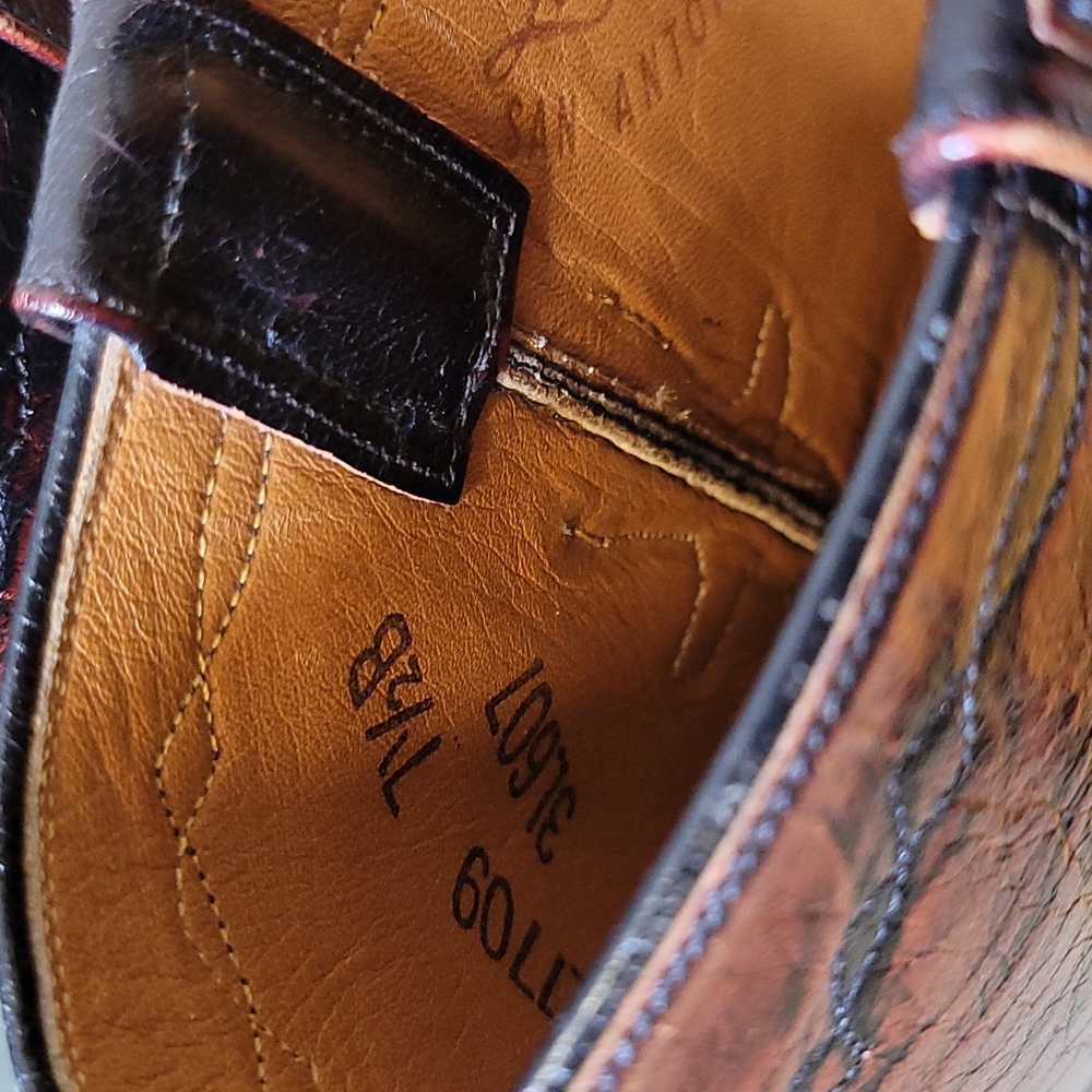 Lucchese Oxblood Cowboy Boots - Picture 6 of 12